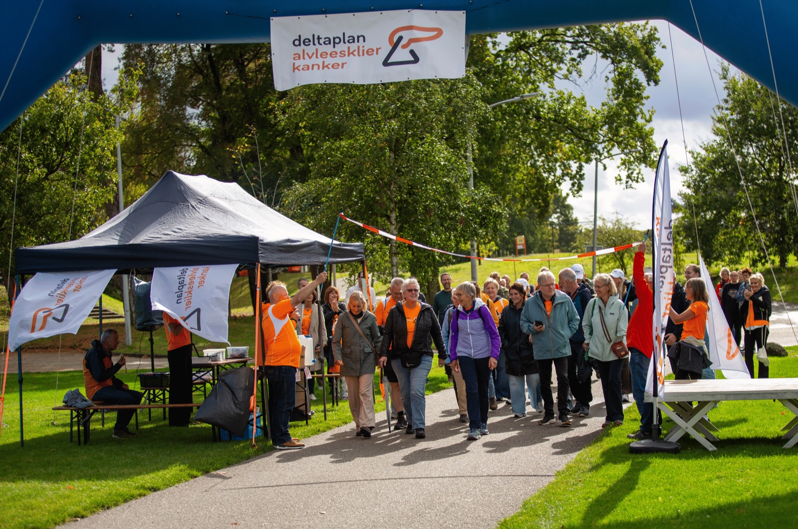 Deelnemers starten bij Deltaplan in Beweging op Papendal
